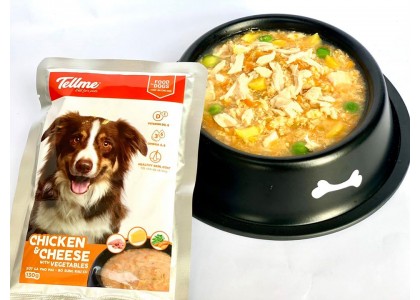 Tellme- Chicken & cheese with Vegetables for dogs 