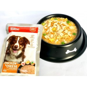 Tellme- Chicken & cheese with Vegetables for dogs 